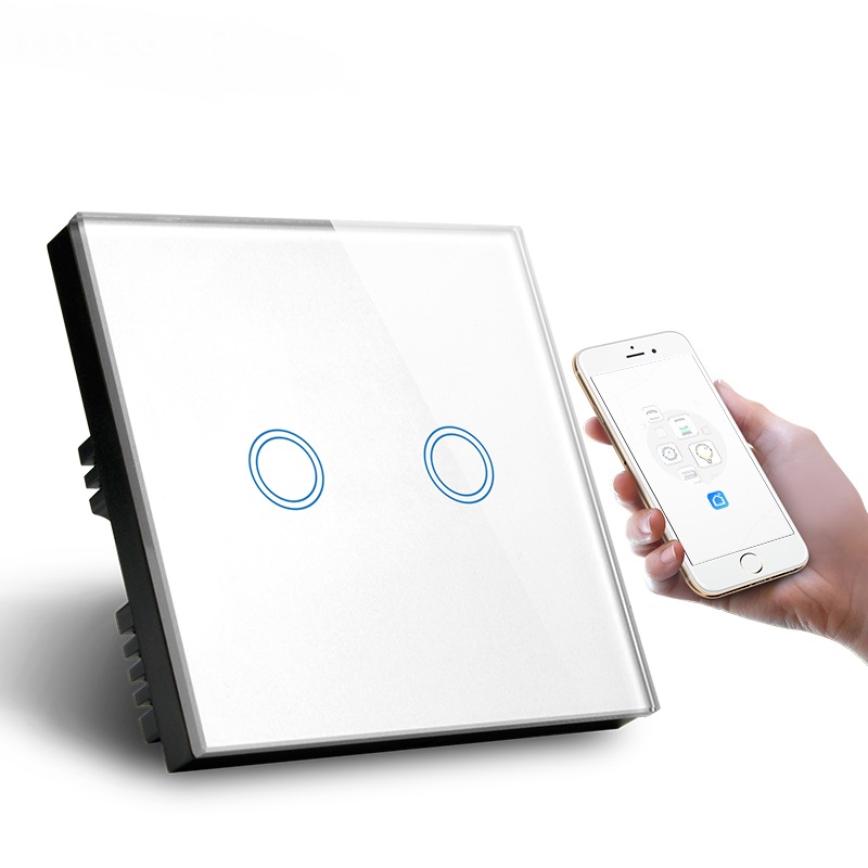 Tuya 2 Gang Smart WiFi Wall Switch featured