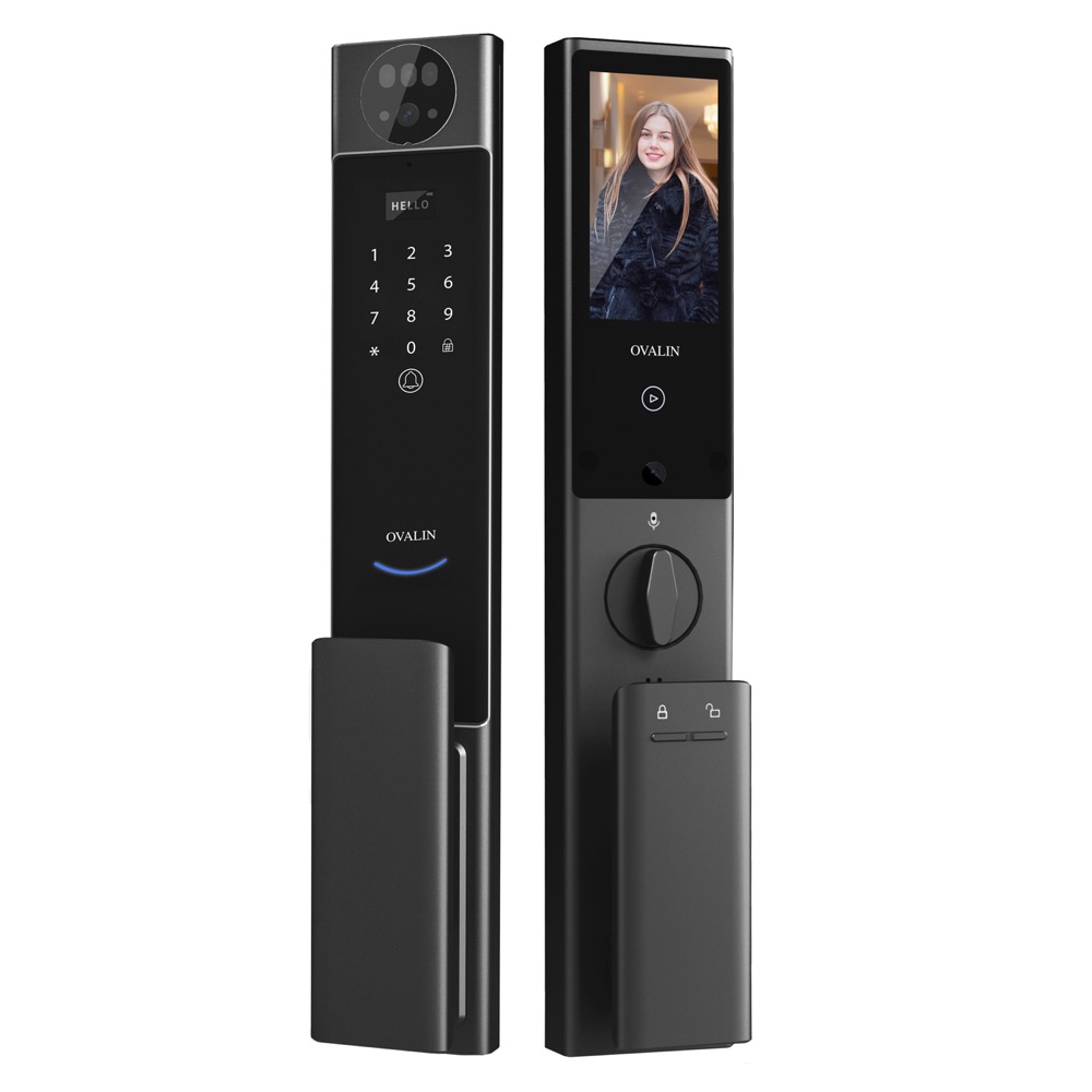 OVALIN EDGE – 3D Face Recognition Smart Door Lock