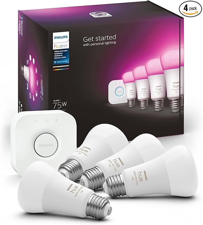 Philips Hue A26 Smart Light Starter Kit featured image