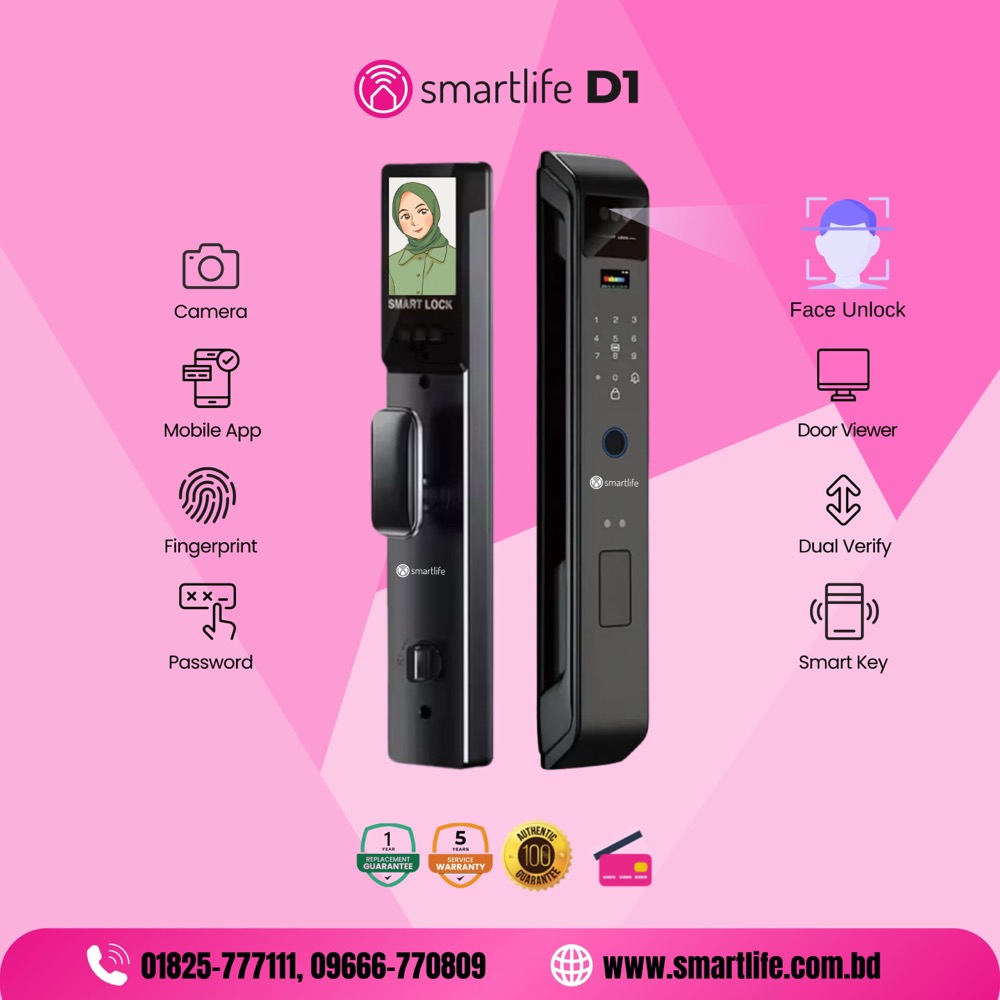 SmartLife D1 Smart Door Lock with Face Recognition